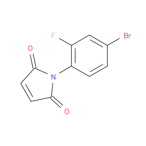 1-(4-bromo-2-fluorophenyl)-2,5-dihydro-1H-pyrrole-2,5-dione