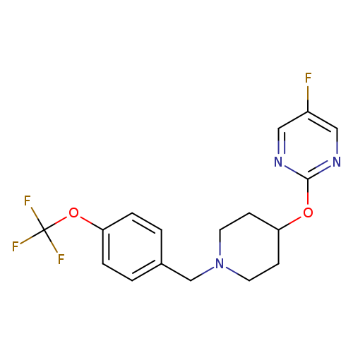 5-fluoro-2-[(1-{[4-(trifluoromethoxy)phenyl]methyl}piperidin-4-yl)oxy]pyrimidine