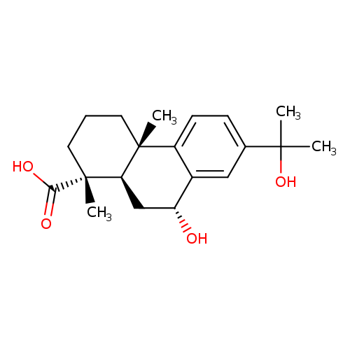 1-Phenanthrenecarboxylic acid, 1,2,3,4,4a,9,10,10a-octahydro-9-hydroxy-7-(1-hydroxy-1-methylethyl)-1,4a-dimethyl-, (1R,4aS,9R,10aR)-