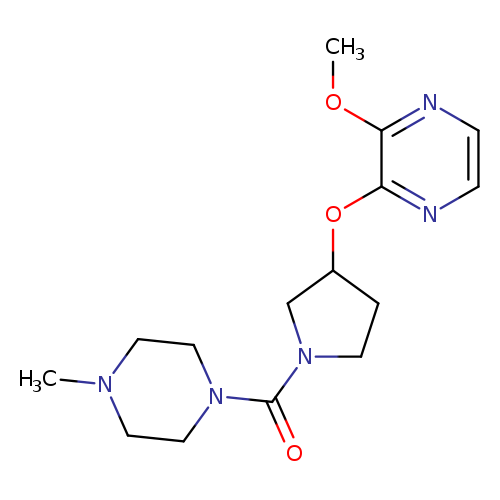 2-methoxy-3-{[1-(4-methylpiperazine-1-carbonyl)pyrrolidin-3-yl]oxy}pyrazine
