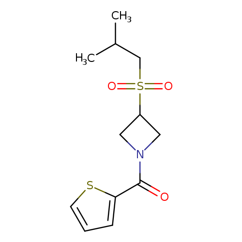 3-(2-methylpropanesulfonyl)-1-(thiophene-2-carbonyl)azetidine