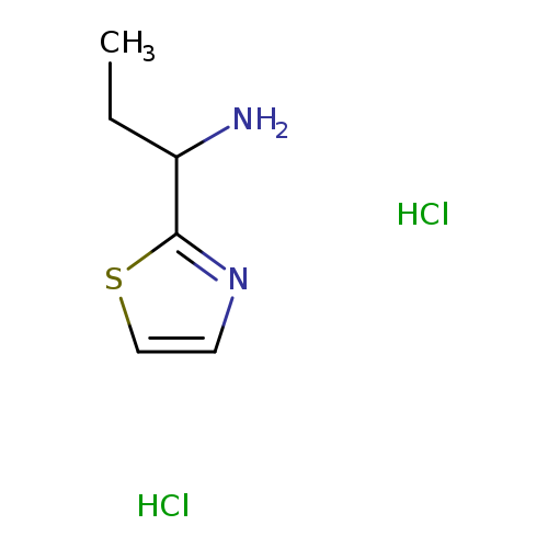 [1-(1,3-thiazol-2-yl)propyl]amine dihydrochloride
