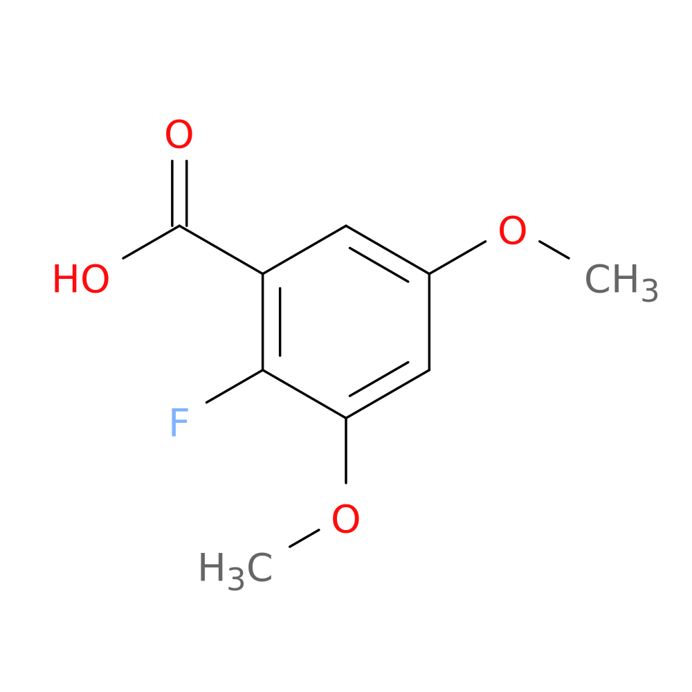 Benzoic acid, 2-fluoro-3,5-dimethoxy- (9CI)