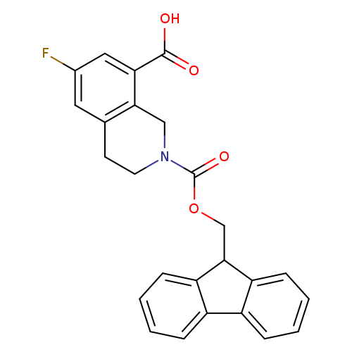 2-{[(9H-fluoren-9-yl)methoxy]carbonyl}-6-fluoro-1,2,3,4-tetrahydroisoquinoline-8-carboxylic acid
