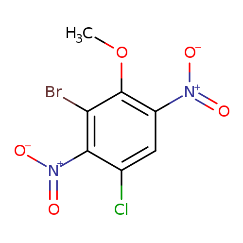 3-bromo-1-chloro-4-methoxy-2,5-dinitrobenzene