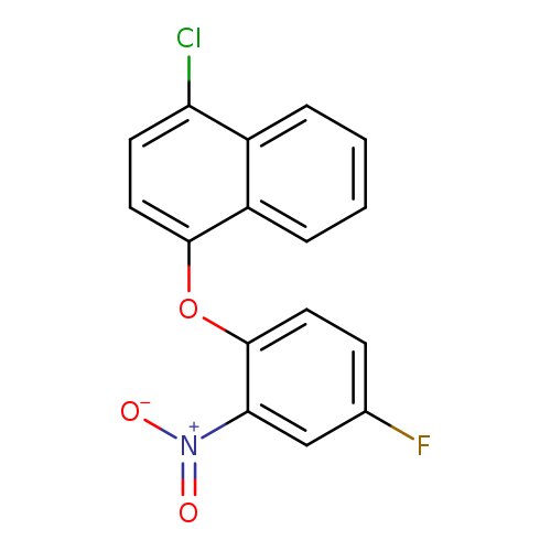1-chloro-4-(4-fluoro-2-nitrophenoxy)naphthalene
