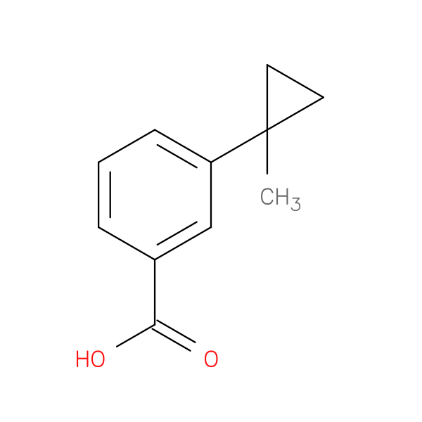3-(1-methylcyclopropyl)benzoic acid