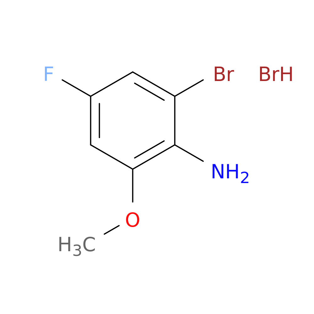 2-bromo-4-fluoro-6-methoxyaniline hydrobromide