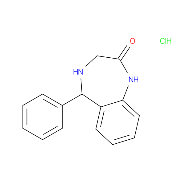 (R,S)-1,3,4,5-Tetrahydro-5-phenyl-2h-1,4-benzodiazepin-2-one, HCl