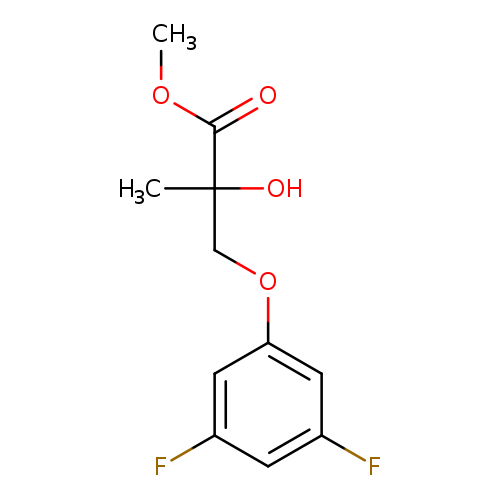 methyl 3-(3,5-difluorophenoxy)-2-hydroxy-2-methylpropanoate