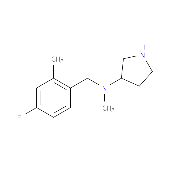 N-(4-Fluoro-2-methylbenzyl)-N-methylpyrrolidin-3-amine