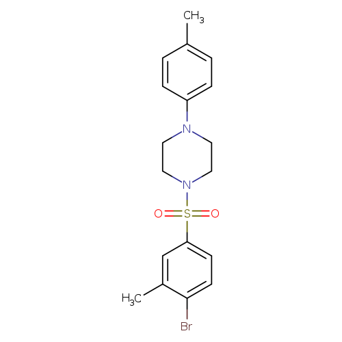 1-(4-bromo-3-methylbenzenesulfonyl)-4-(4-methylphenyl)piperazine