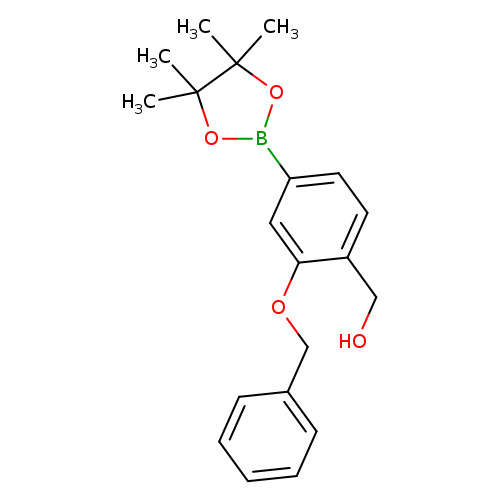 [2-(Benzyloxy)-4-(tetramethyl-1,3,2-dioxaborolan-2-yl)phenyl]methanol