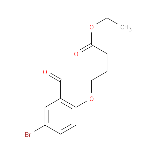 Ethyl 4-(4-bromo-2-formylphenoxy)butanoate