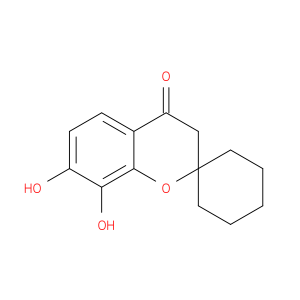 7,8-dihydroxyspiro[chromene-2,1'-cyclohexan]-4(3H)-one