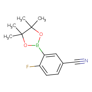 4-FLUORO-3-(4,4,5,5-TETRAMETHYL-1,3,2-DIOXABOROLAN-2-YL) BENZONITRILE