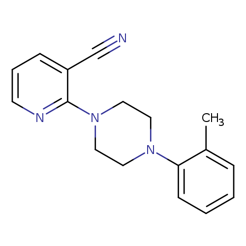 2-[4-(2-methylphenyl)piperazin-1-yl]pyridine-3-carbonitrile