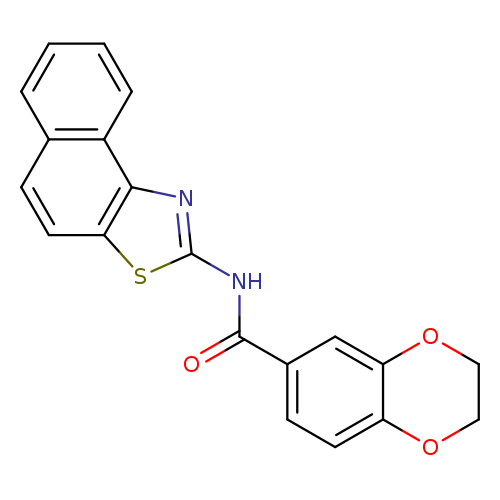 N-{naphtho[1,2-d][1,3]thiazol-2-yl}-2,3-dihydro-1,4-benzodioxine-6-carboxamide