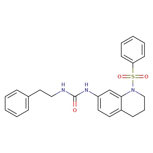 3-[1-(benzenesulfonyl)-1,2,3,4-tetrahydroquinolin-7-yl]-1-(2-phenylethyl)urea