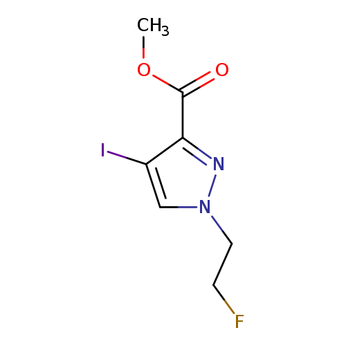 Methyl 1-(2-fluoroethyl)-4-iodo-1H-pyrazole-3-carboxylate