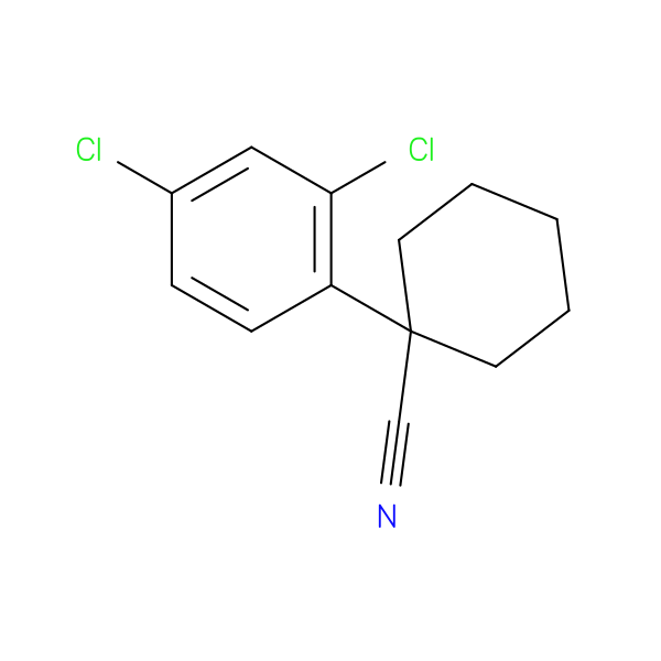 1-(2,4-dichlorophenyl)cyclohexane-1-carbonitrile