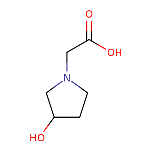 1-Pyrrolidineacetic acid, 3-hydroxy- (9CI)