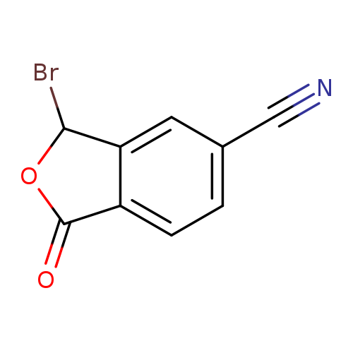5-Isobenzofurancarbonitrile, 3-bromo-1,3-dihydro-1-oxo-