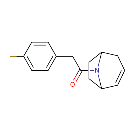 1-{8-azabicyclo[3.2.1]oct-2-en-8-yl}-2-(4-fluorophenyl)ethan-1-one