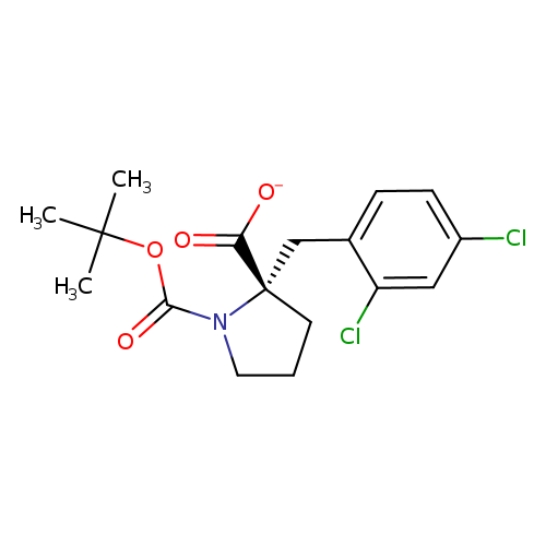 (S)-1-(tert-Butoxycarbonyl)-2-(2,4-dichlorobenzyl)pyrrolidine-2-carboxylic acid