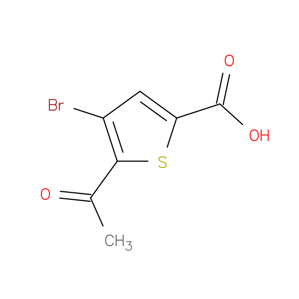 5-acetyl-4-bromothiophene-2-carboxylic acid