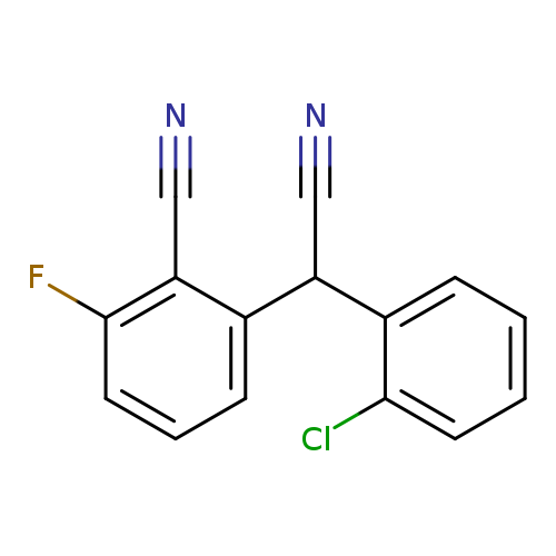 2-[(2-chlorophenyl)(cyano)methyl]-6-fluorobenzonitrile