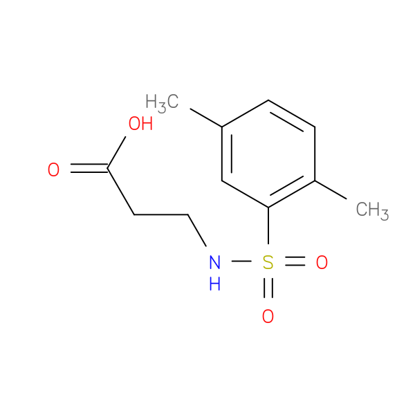 3-(2,5-Dimethylphenylsulfonamido)propanoic acid