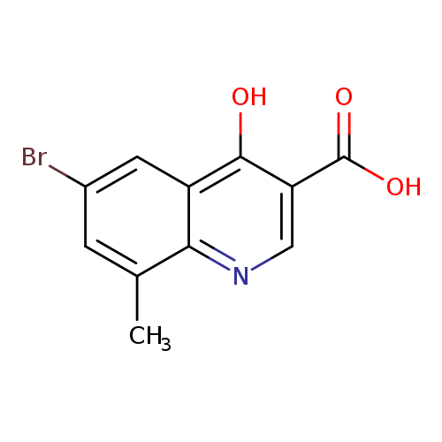 6-Bromo-4-hydroxy-8-methylquinoline-3-carboxylic acid