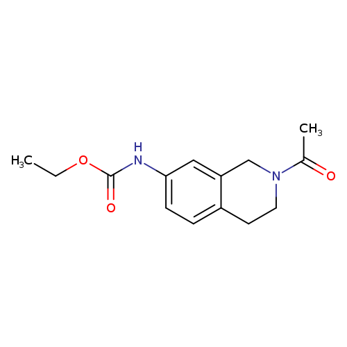 ethyl N-(2-acetyl-1,2,3,4-tetrahydroisoquinolin-7-yl)carbamate