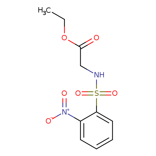 ethyl 2-(2-nitrobenzenesulfonamido)acetate