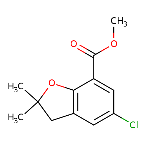 Methyl 5-Chloro-2,2-Dimethyl-2,3-Dihydrobenzofuran-7-Carboxylate