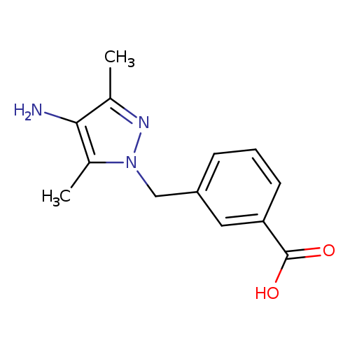 3-[(4-amino-3,5-dimethyl-1H-pyrazol-1-yl)methyl]benzoic acid hydrochloride