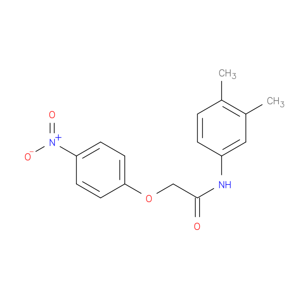 N-(3,4-dimethylphenyl)-2-{4-nitrophenoxy}acetamide