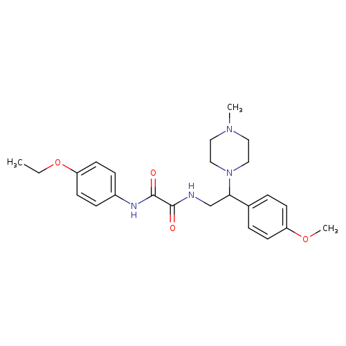 N'-(4-ethoxyphenyl)-N-[2-(4-methoxyphenyl)-2-(4-methylpiperazin-1-yl)ethyl]ethanediamide