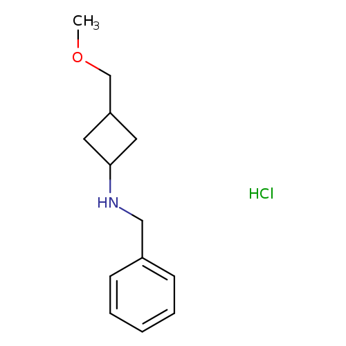 N-benzyl-3-(methoxymethyl)cyclobutan-1-amine hydrochloride