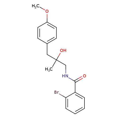 2-bromo-N-[2-hydroxy-3-(4-methoxyphenyl)-2-methylpropyl]benzamide