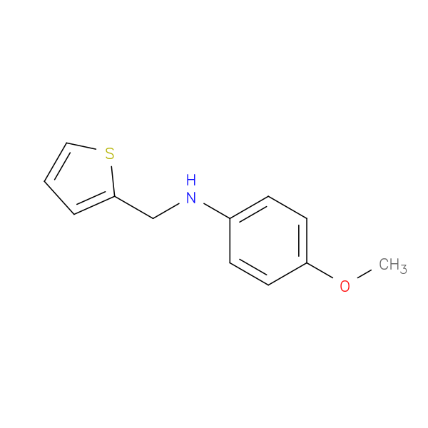 4-Methoxy-N-(thiophen-2-ylmethyl)aniline