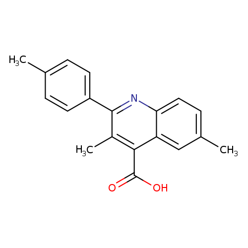 3,6-Dimethyl-2-(4-methylphenyl)quinoline-4-carboxylic acid