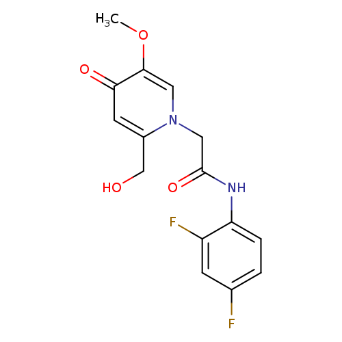 N-(2,4-difluorophenyl)-2-[2-(hydroxymethyl)-5-methoxy-4-oxo-1,4-dihydropyridin-1-yl]acetamide