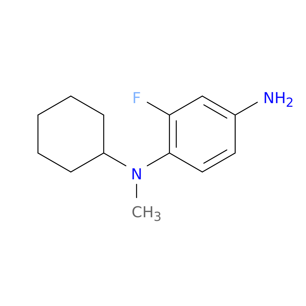 N1-cyclohexyl-2-fluoro-N1-methylbenzene-1,4-diamine