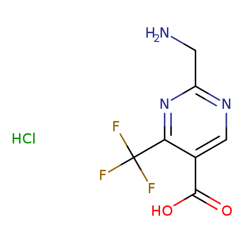 2-(aminomethyl)-4-(trifluoromethyl)pyrimidine-5-carboxylicacidhydrochloride