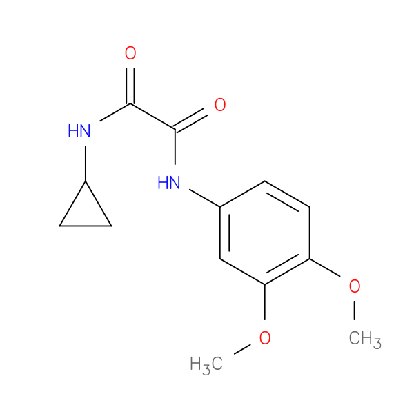 N-cyclopropyl-N'-(3,4-dimethoxyphenyl)ethanediamide