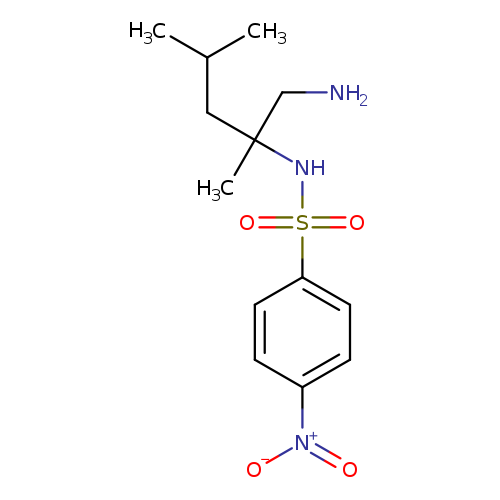 N-(1-amino-2,4-dimethylpentan-2-yl)-4-nitrobenzene-1-sulfonamide