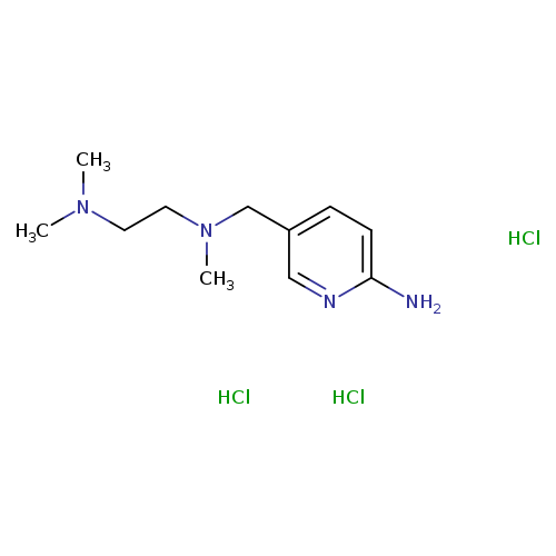 5-({[2-(dimethylamino)ethyl](methyl)amino}methyl)pyridin-2-amine trihydrochloride