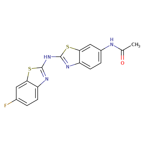 N-{2-[(6-fluoro-1,3-benzothiazol-2-yl)amino]-1,3-benzothiazol-6-yl}acetamide